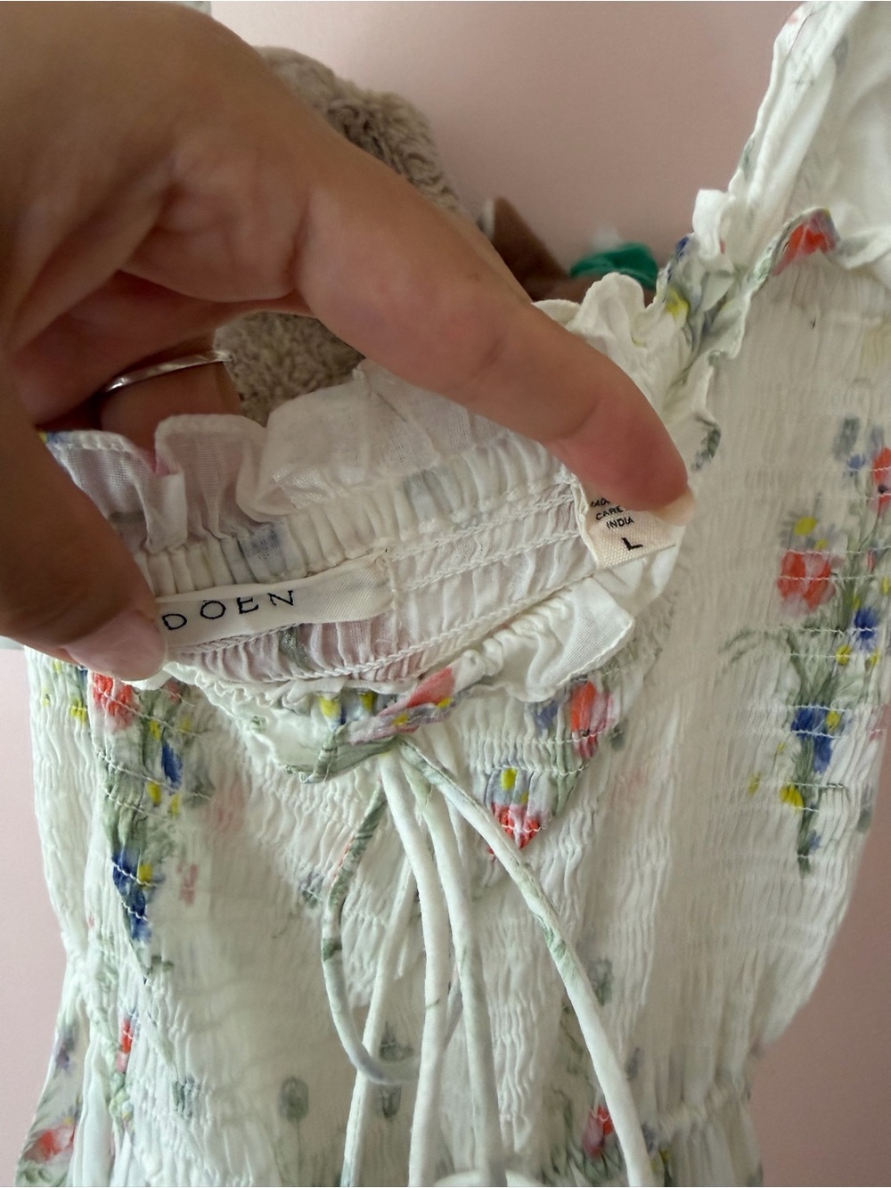 Doen bijou maxi dress in painted bouquet - Picture 3 of 3